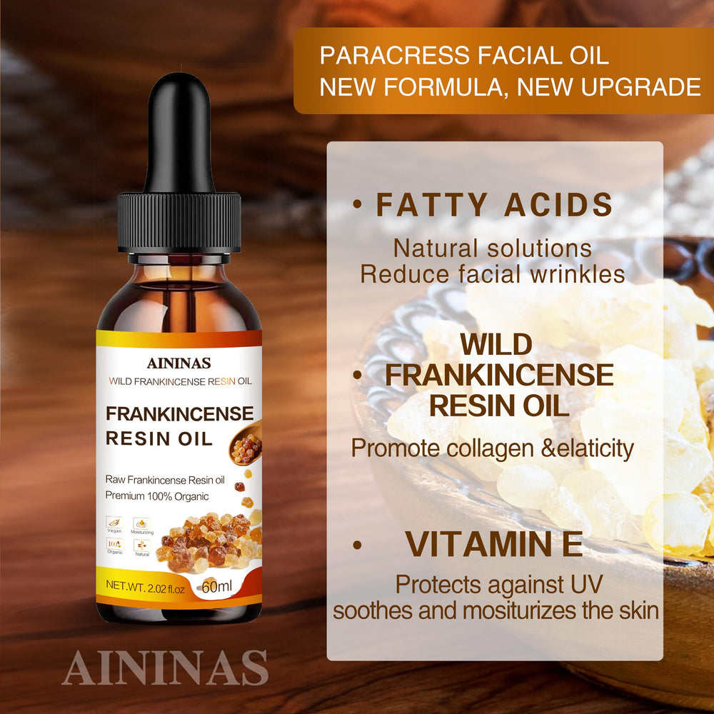 AININAS Frankincense Resin Oil being applied to skin for nourishment