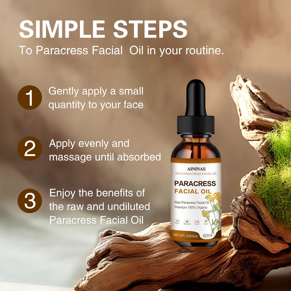 AIninas Paracress Oil dispenser allows easy daily use and precise application.