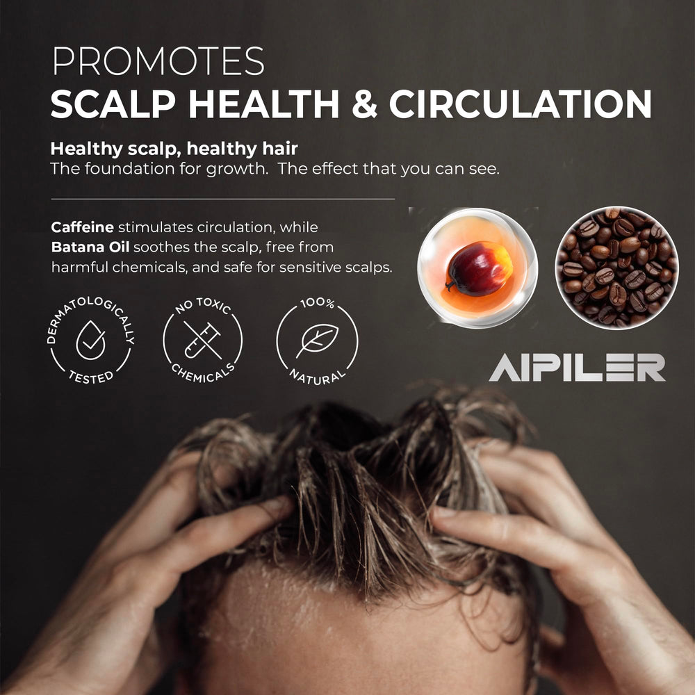 AIPILER Batana Oil provides moisture for shiny, hydrated hair.