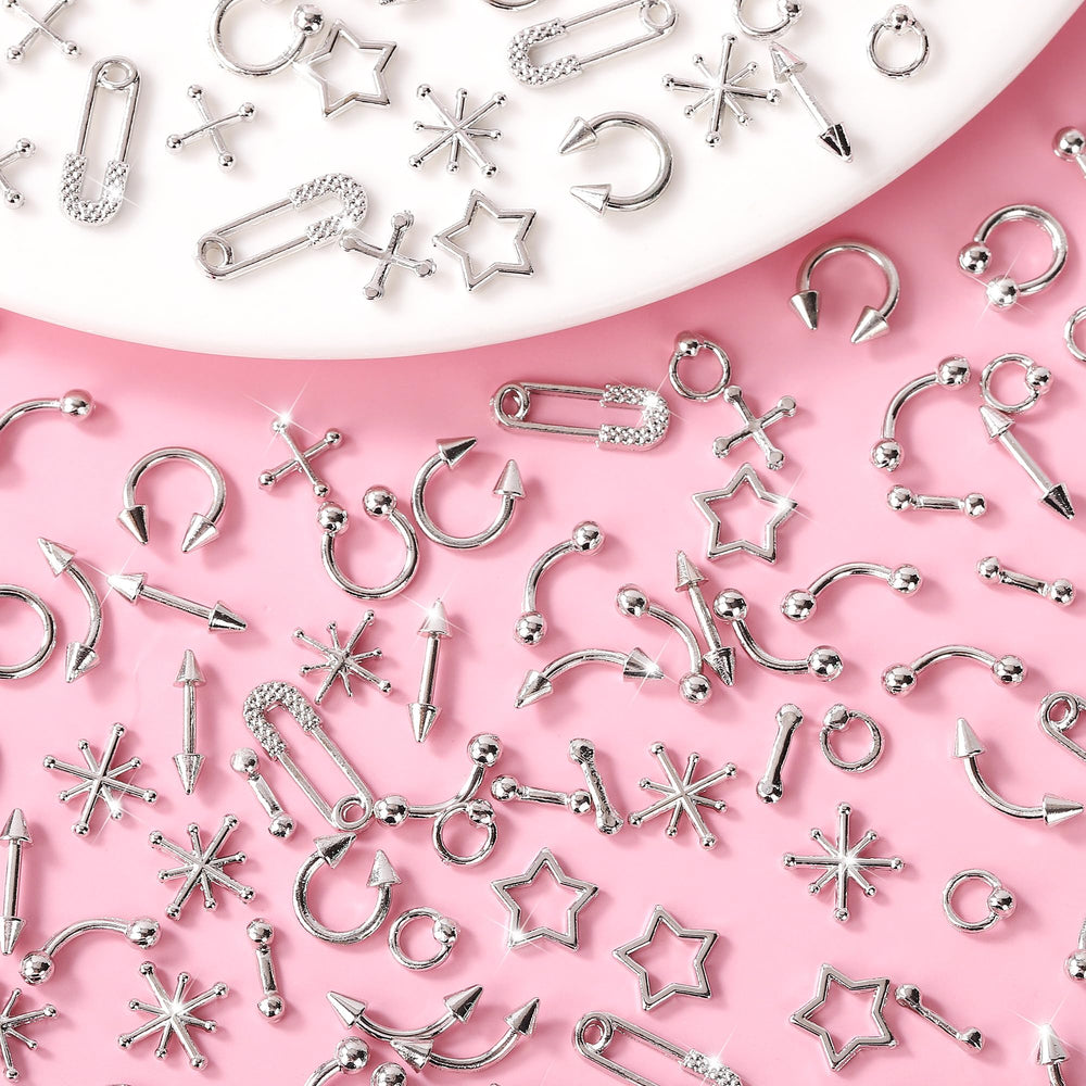 AIPULIDUO silver nail gems bulk pack offers versatile decoration options.