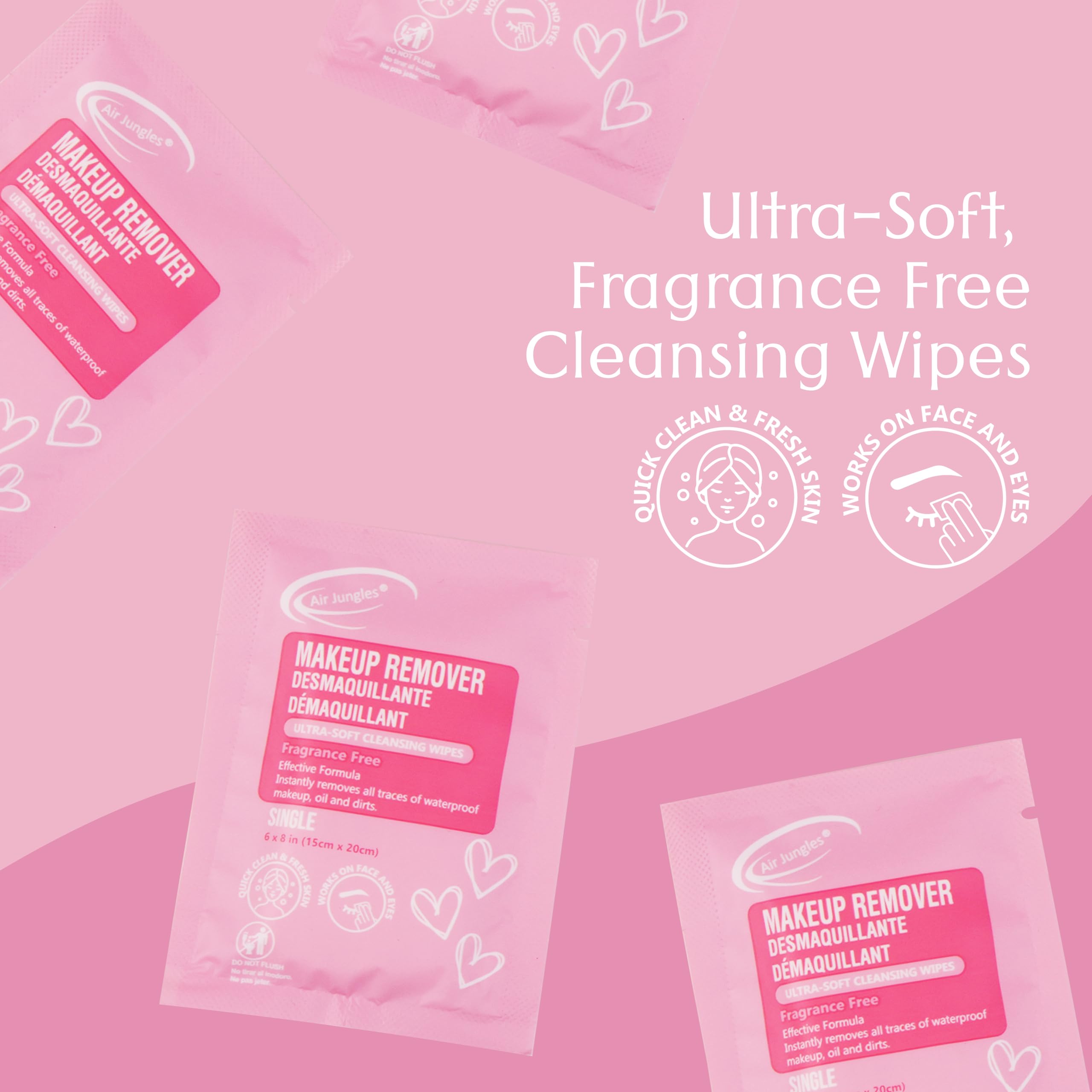 Air Jungles cruelty-free and paraben-free wipes