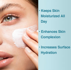 Air Repair Complexion Boosting Moisturizer cream swirl nourishes dry skin.