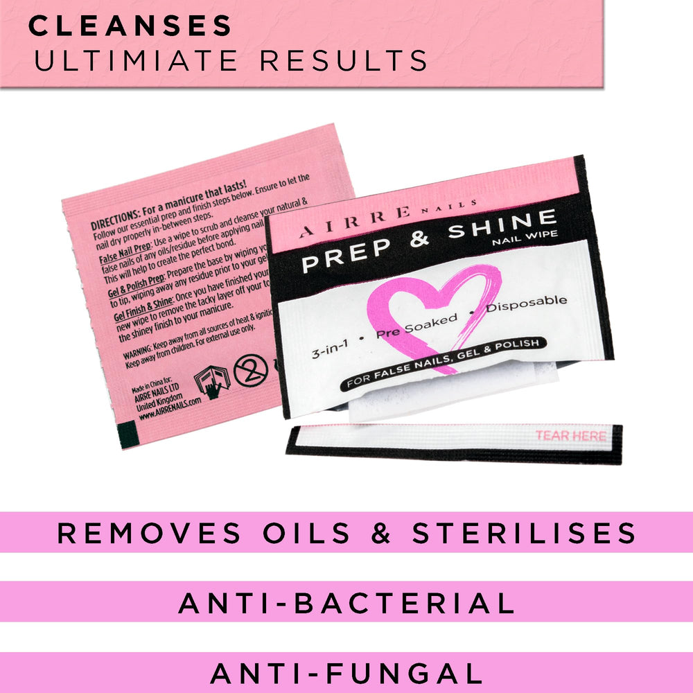 Airre Nails fast-drying alcohol leaves nails oil-free and ready