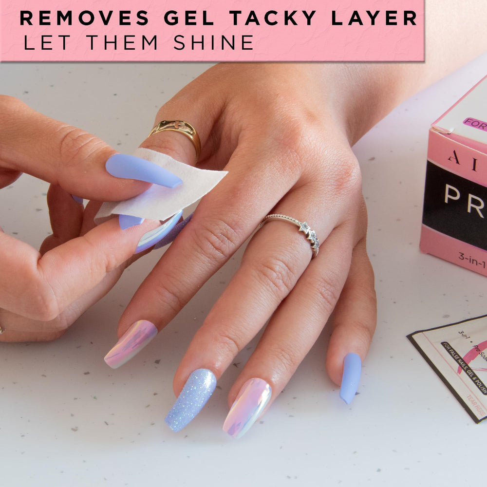 Airre Nails nail prep cleanse cleans oils and dust for adhesion