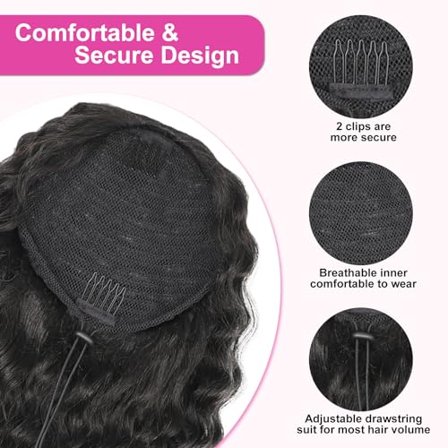 AISI BEAUTY soft, heat-resistant synthetic fiber feels comfortable on the scalp.