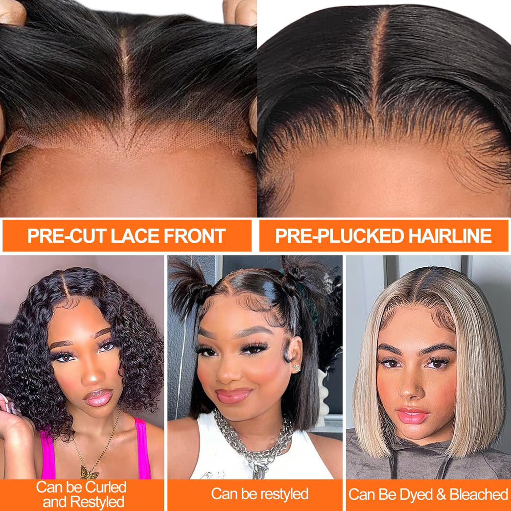 AISI Bob Wig offers 180 density for fuller natural volume.