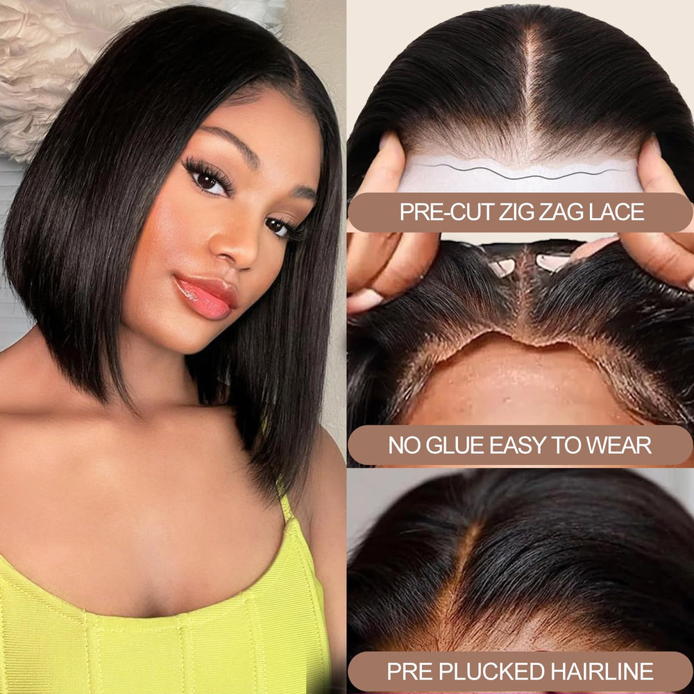 AISI Bob Wig showing glueless easy wear for everyday style