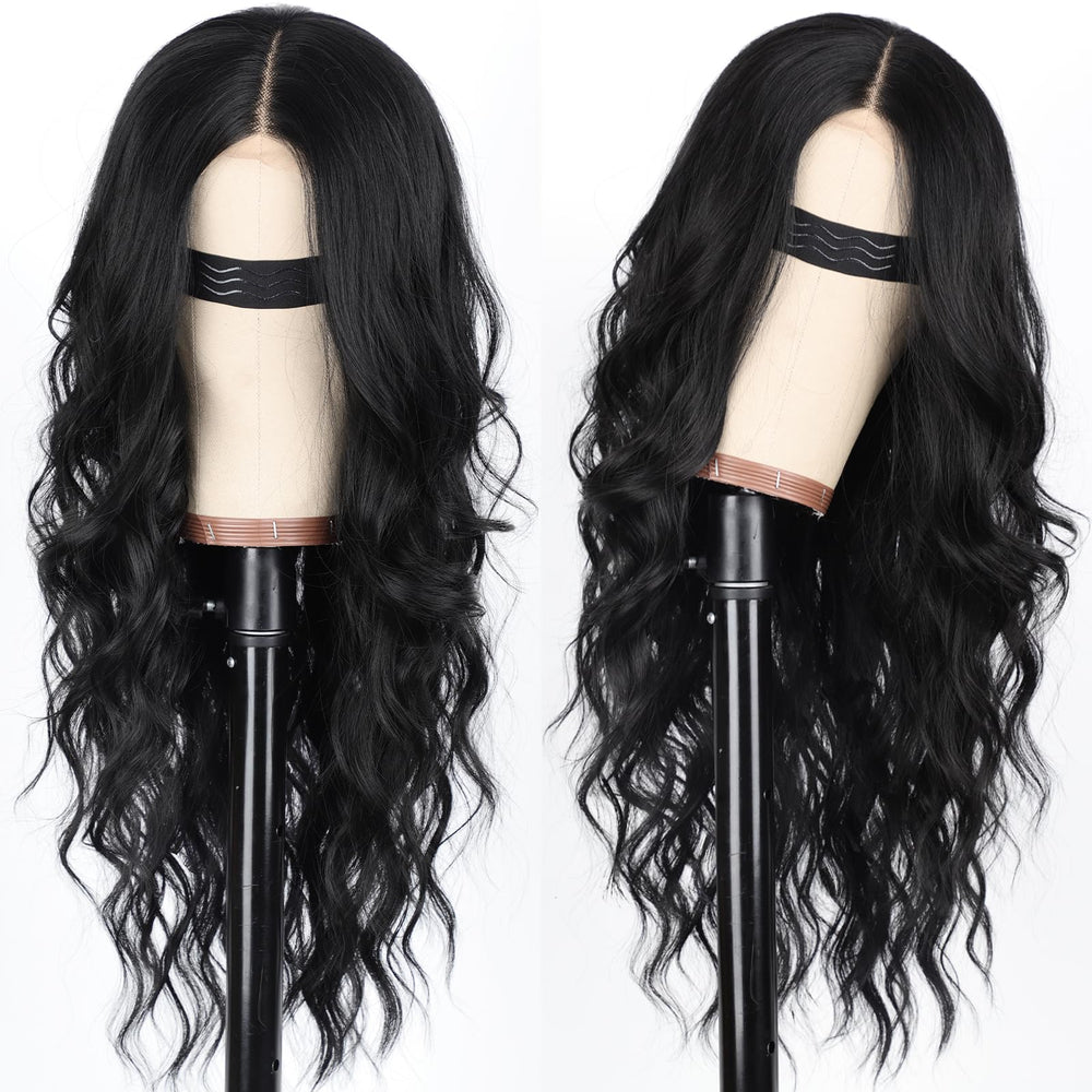 AISI HAIR heat-resistant synthetic wig offers soft fibers for daily use.