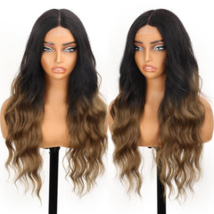 AISI HAIR middle-part synthetic wig suitable for everyday styling.