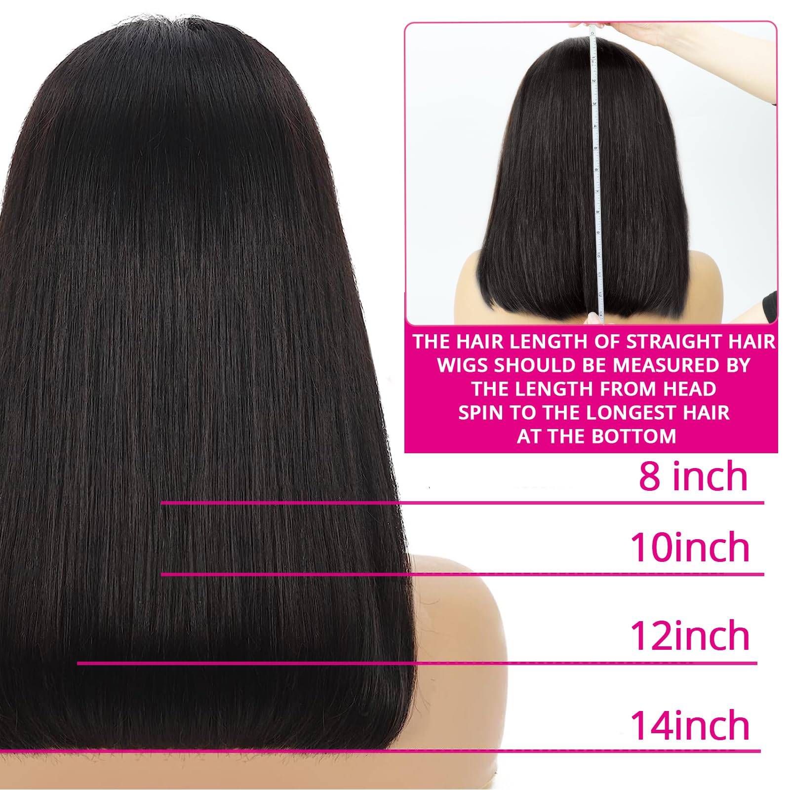 AISI headband wig packaging includes wig cap and color headband