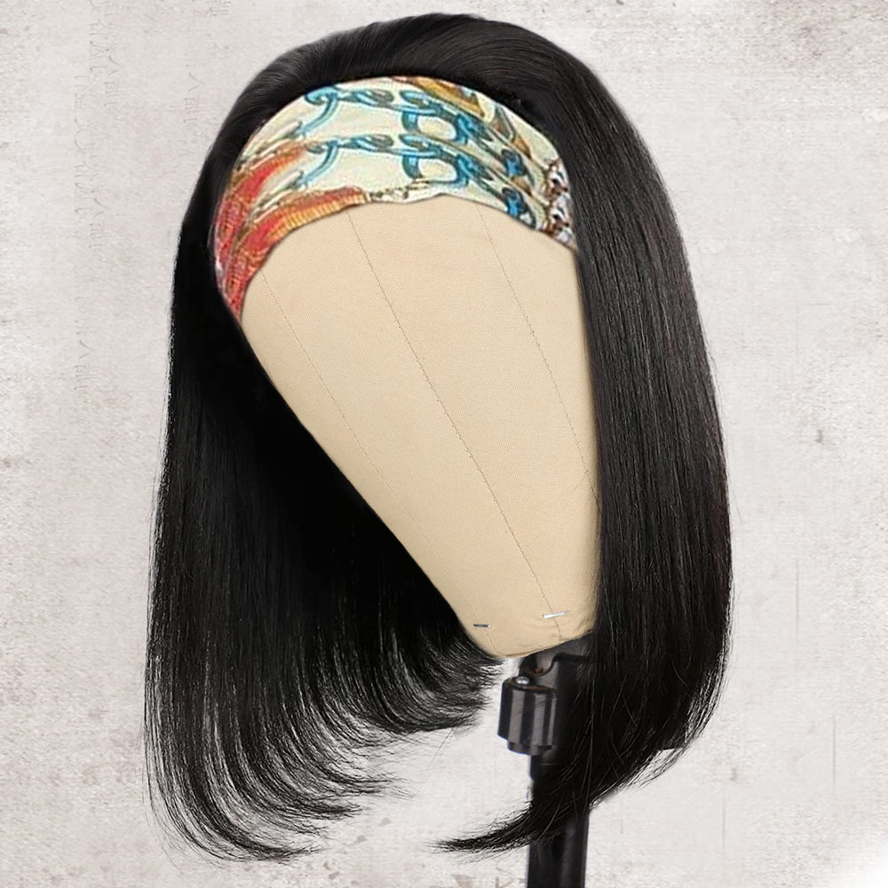 AISI headband wig with Velcro buckle design for easy secure wear