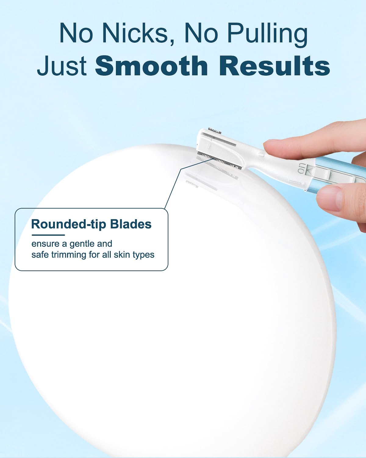 Aisleek Eyebrow Trimmer detail-trimmer for fine lines and touch-ups.
