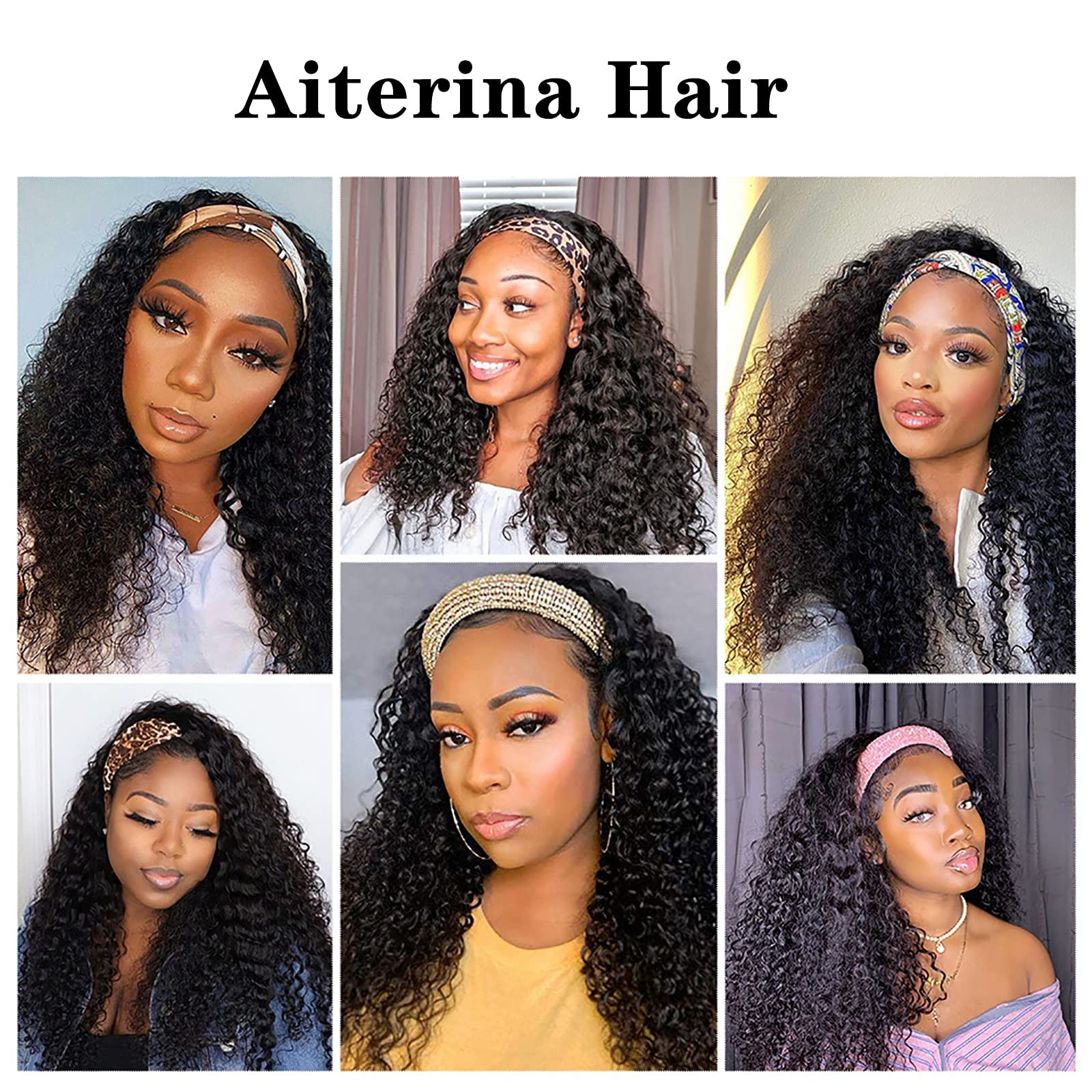 Aiterina wig styled with loose curls and straightened ends