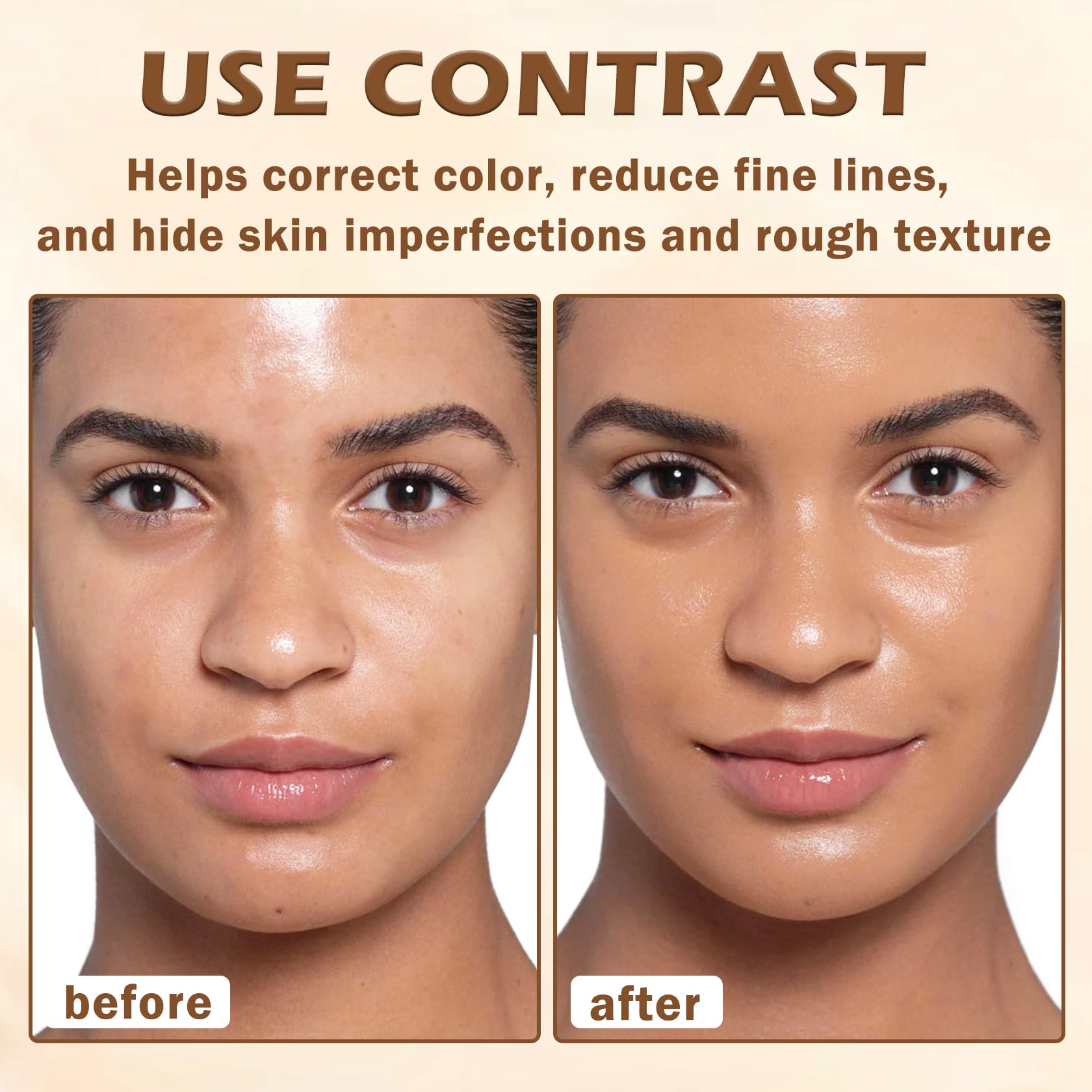 AIUEO foundation brush helps blend to a flawless finish