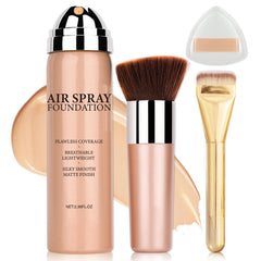 AIUEO airbrush foundation spray with pump for easy, even coverage.