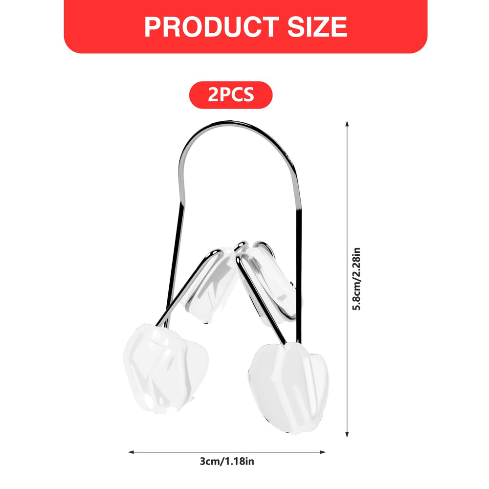 Aiuulu Nose Shaper Clip side view demonstrates subtle lift for natural profile