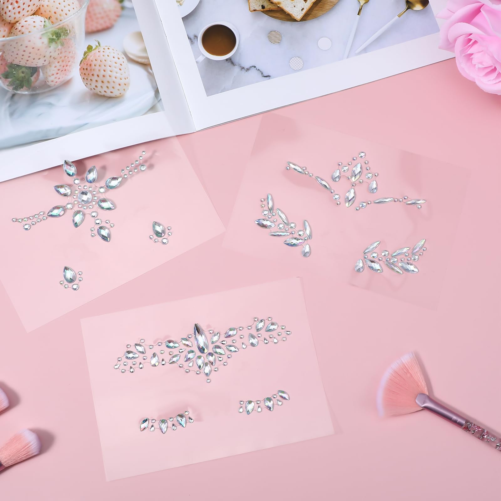 AIYORSE glitter stickers on body for festival looks and easy removal