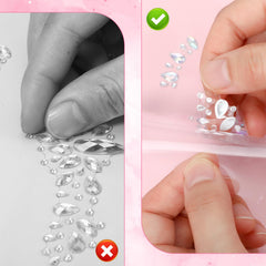 AIYORSE music festival face jewels style2 transparent stickers add shine to eyes and cheeks