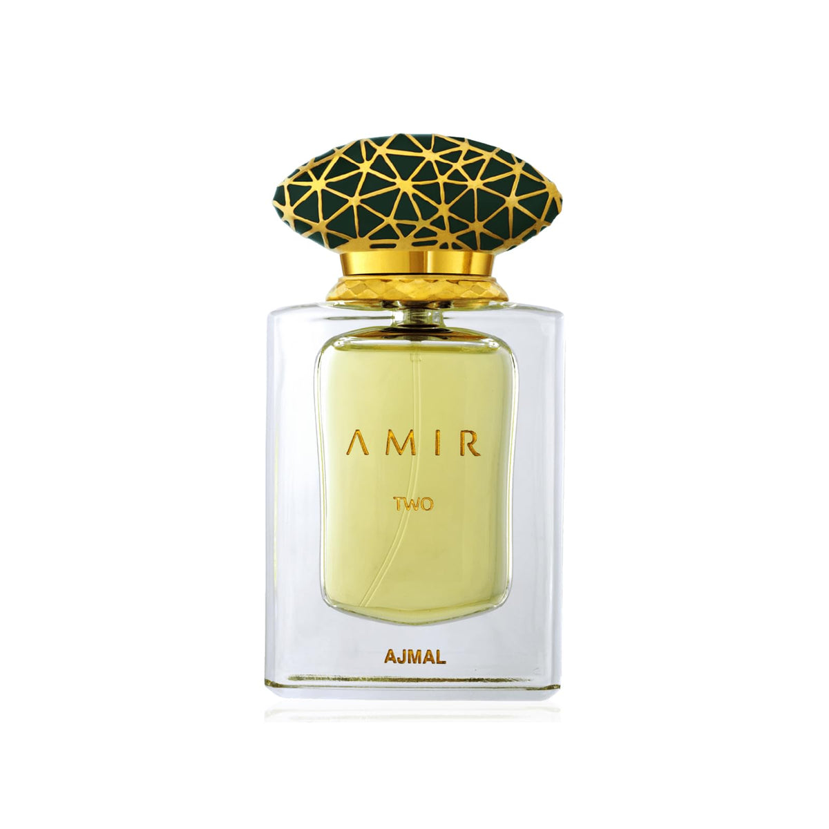 Ajmal Amir Two front bottle showcases unisex luxury for everyday elegance.
