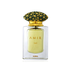 Ajmal Amir Two front bottle showcases unisex luxury for everyday elegance.