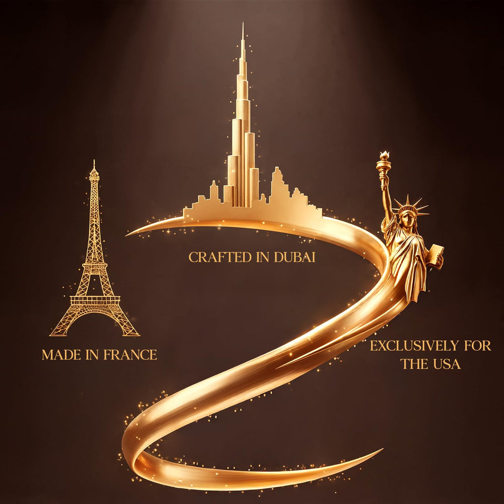 Ajmal Fougere Oud EDP brand insignia reinforces long-lasting fragrance impression.
