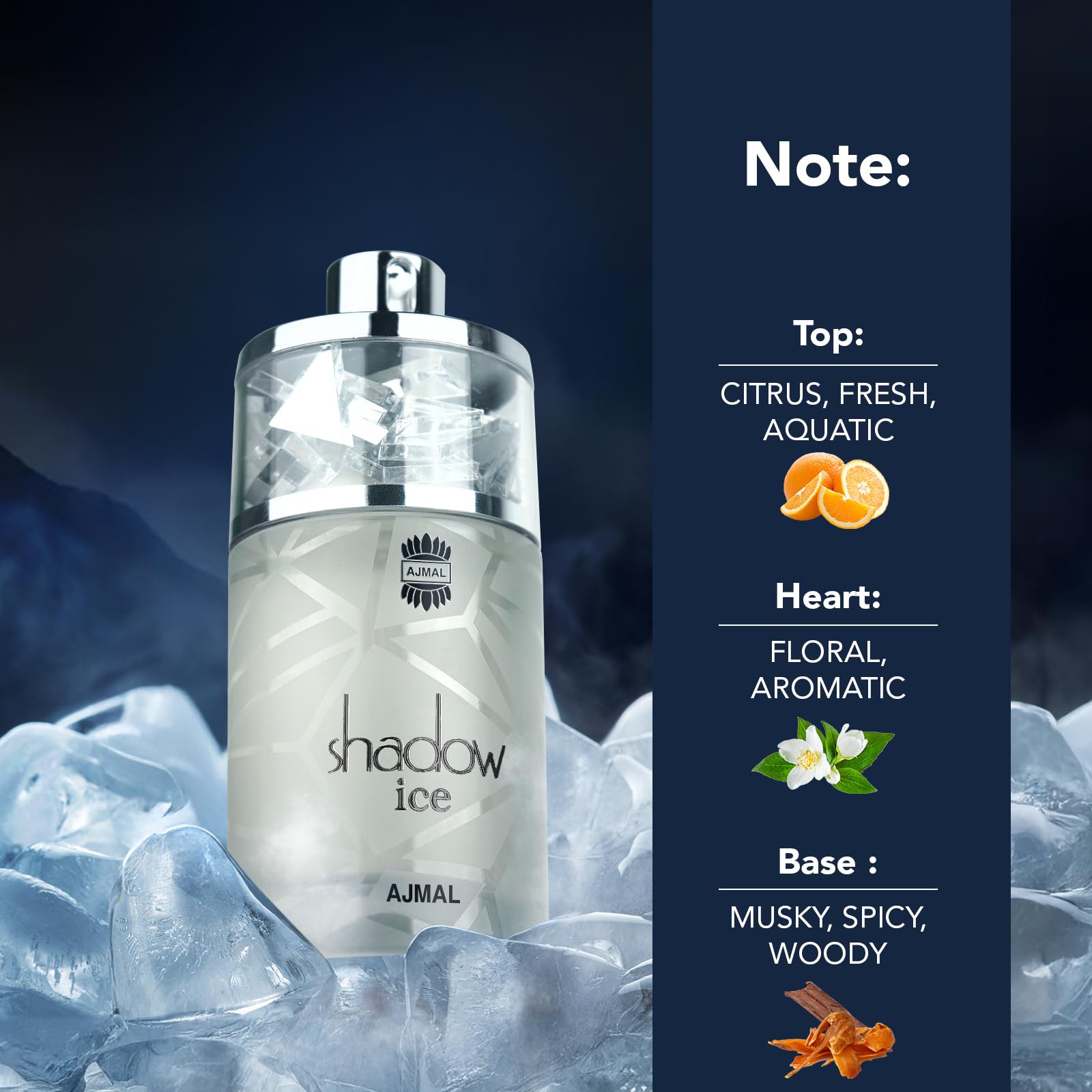 Ajmal Shadow Ice spray action, refreshing release for hot days