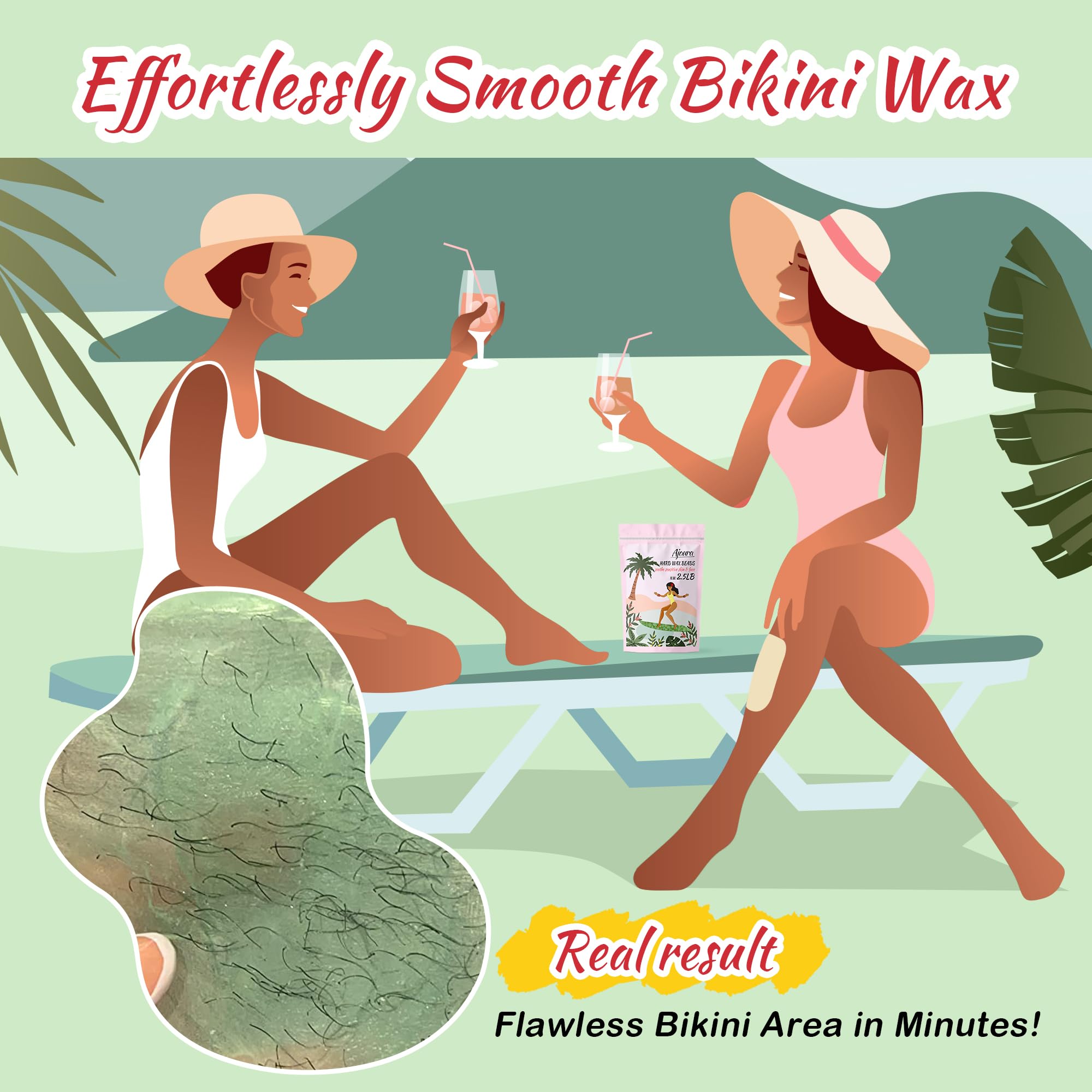 Ajoura all-body waxing solution for face, arms and legs