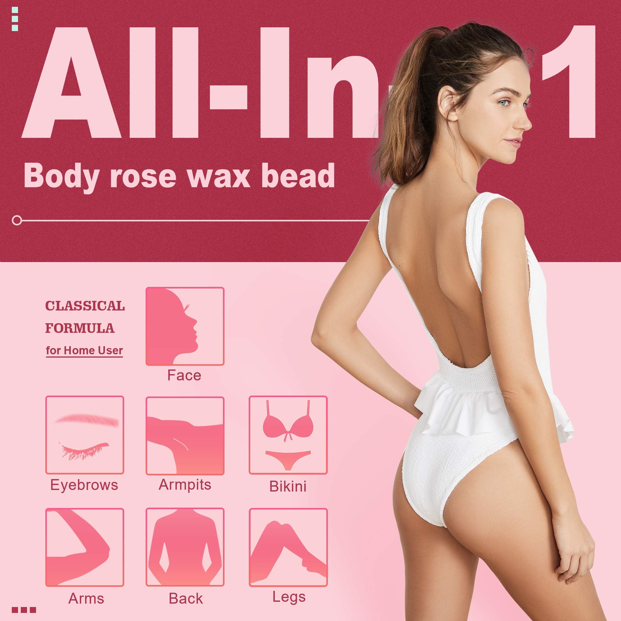Ajoura Brazilian wax beads for comfortable at-home use.