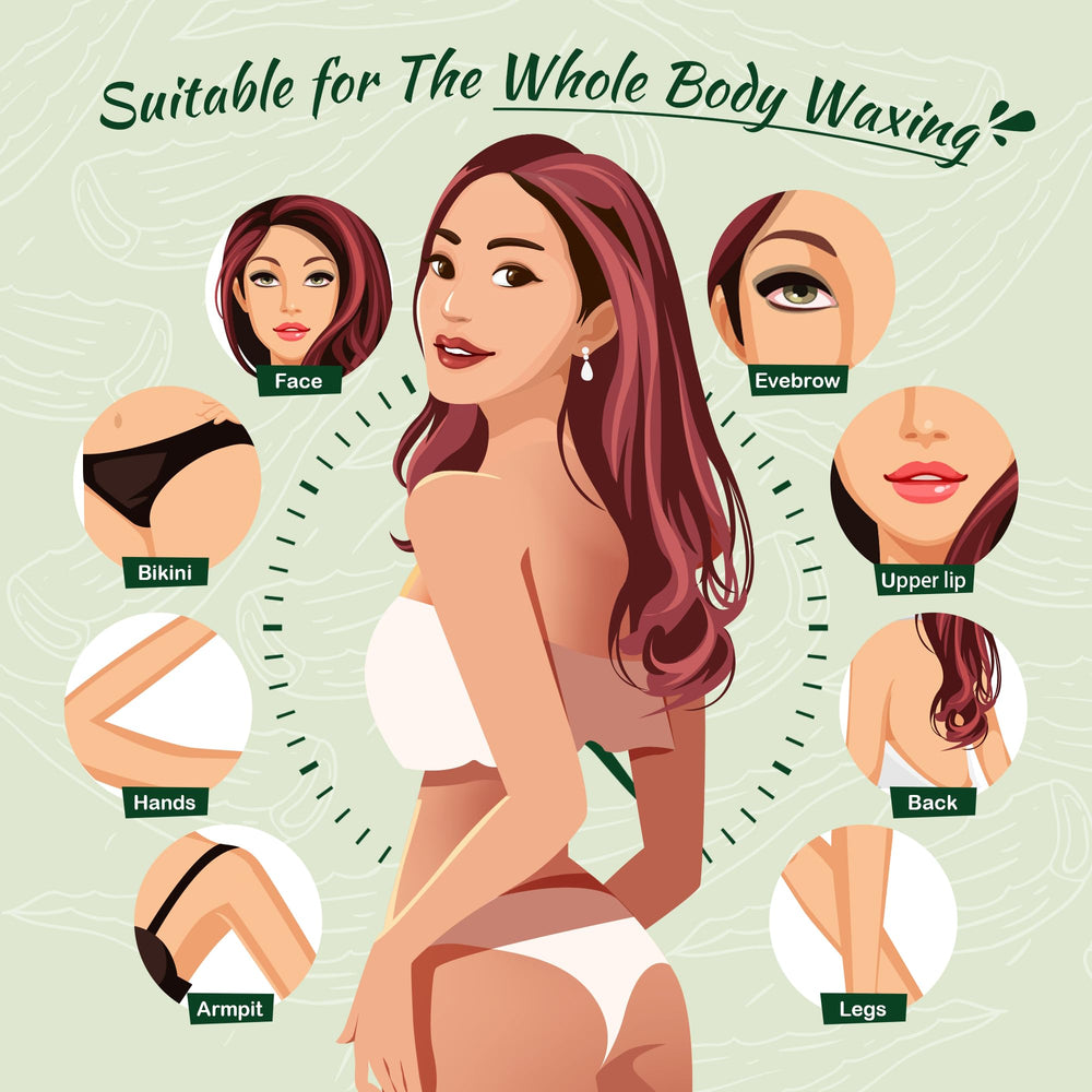 Ajoura hard wax with no strips offers salon-like results at home.
