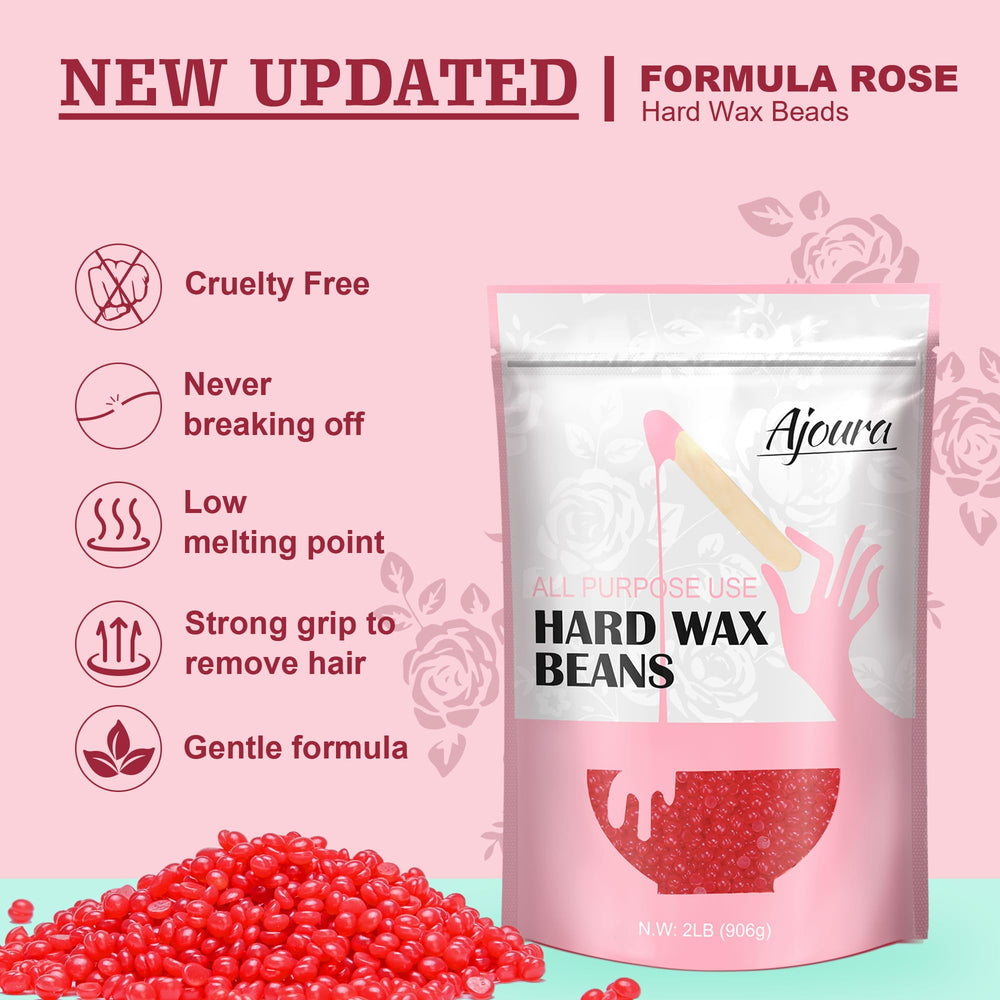 Ajoura underarms and arms waxing beads for smooth results.