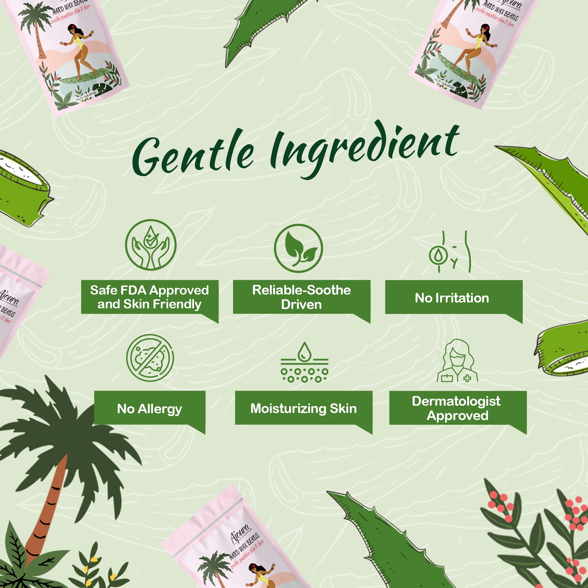 Ajoura wax beads can extend intervals between sessions with regular use.