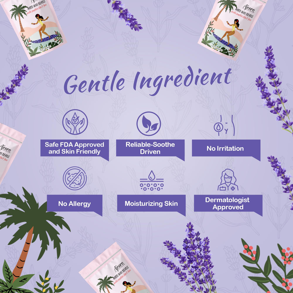 Ajoura wax beads refill packaging box for easy home use.