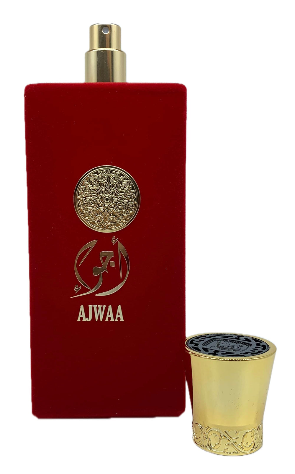 AJWAA packaging image—new cellophane seal preserves premium scent