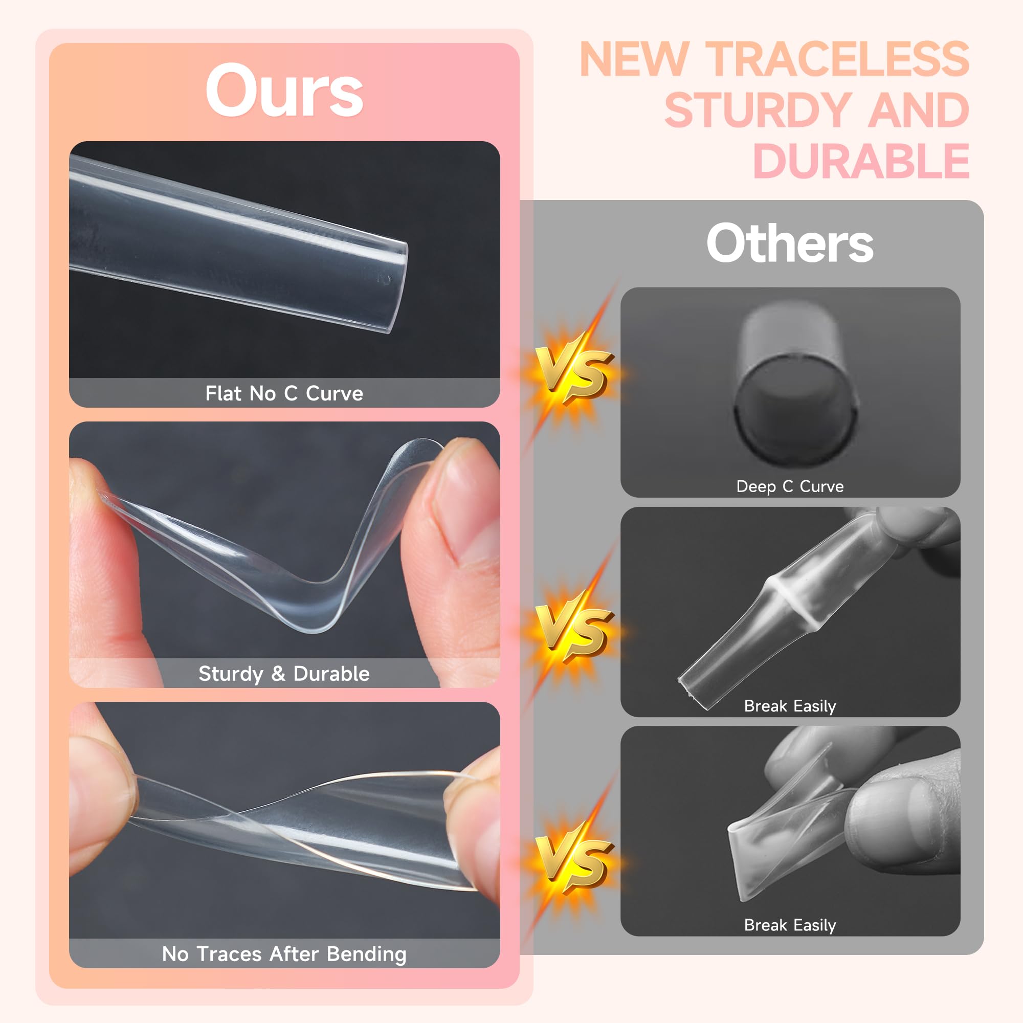 AKA Unicorn extra-thick nail tips provide strong long-lasting extension