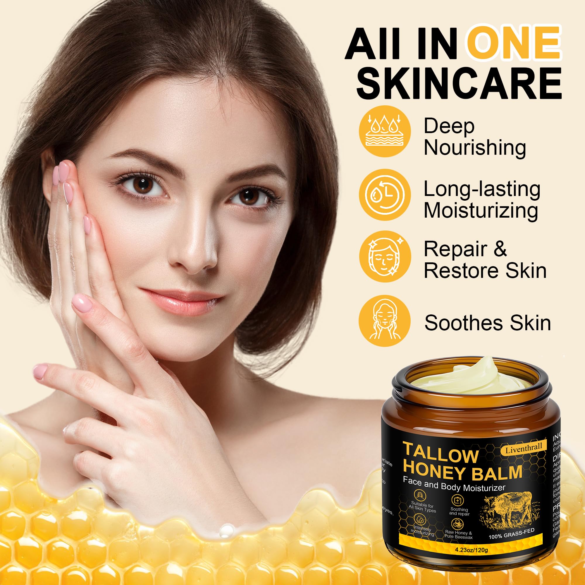 AKIICHI balm texture swatch showing whipped, quick absorption