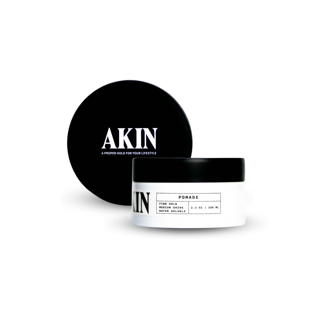 Unisex styling with AKIN Official Pomade suitable for men and women