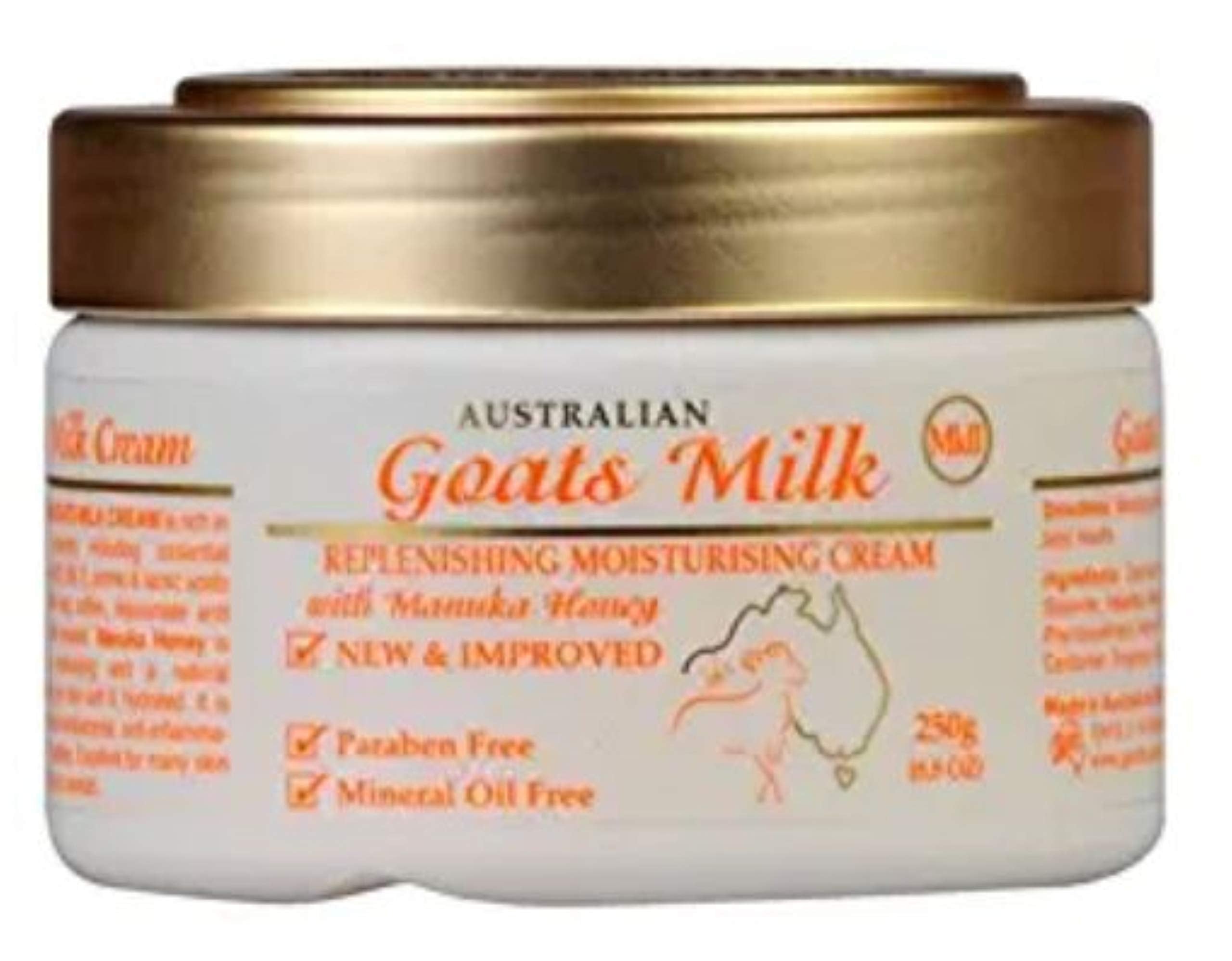 Akira Revive Australian Creams MkII jar of goats milk with Manuka honey moisturizes skin