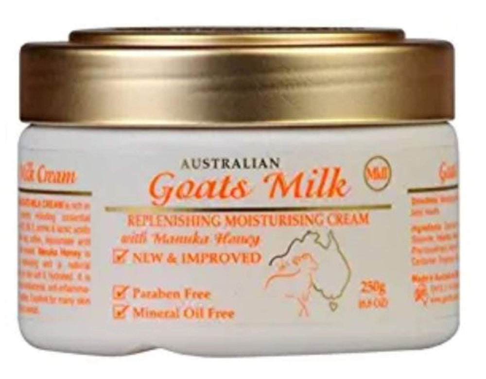 Akira Revive Australian Creams MkII jar of goats milk with Manuka honey moisturizes skin