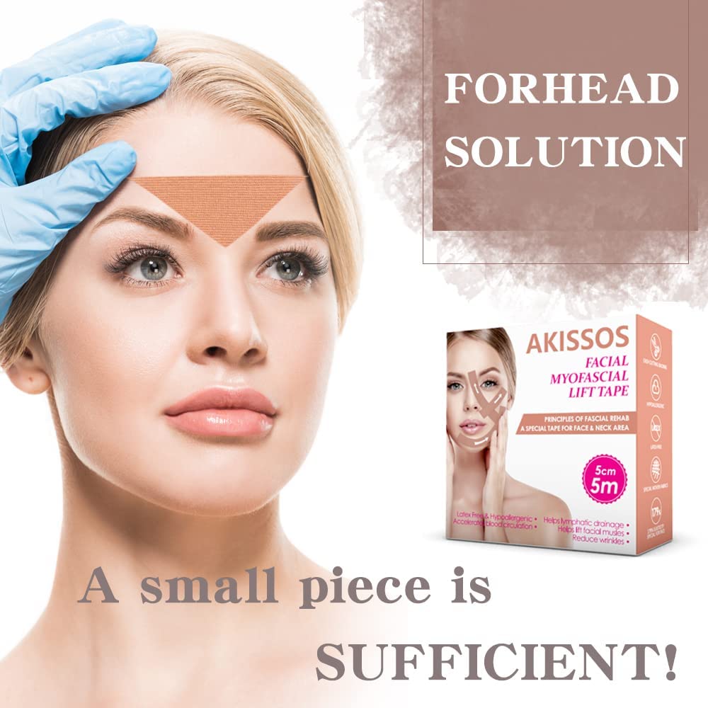Akissos between-eyes patch application targets frown lines for a calmer brow.