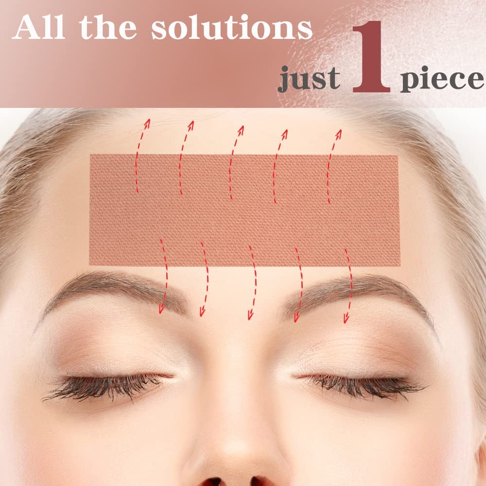 Akissos forehead wrinkles closeup shows texture and smooth appearance.