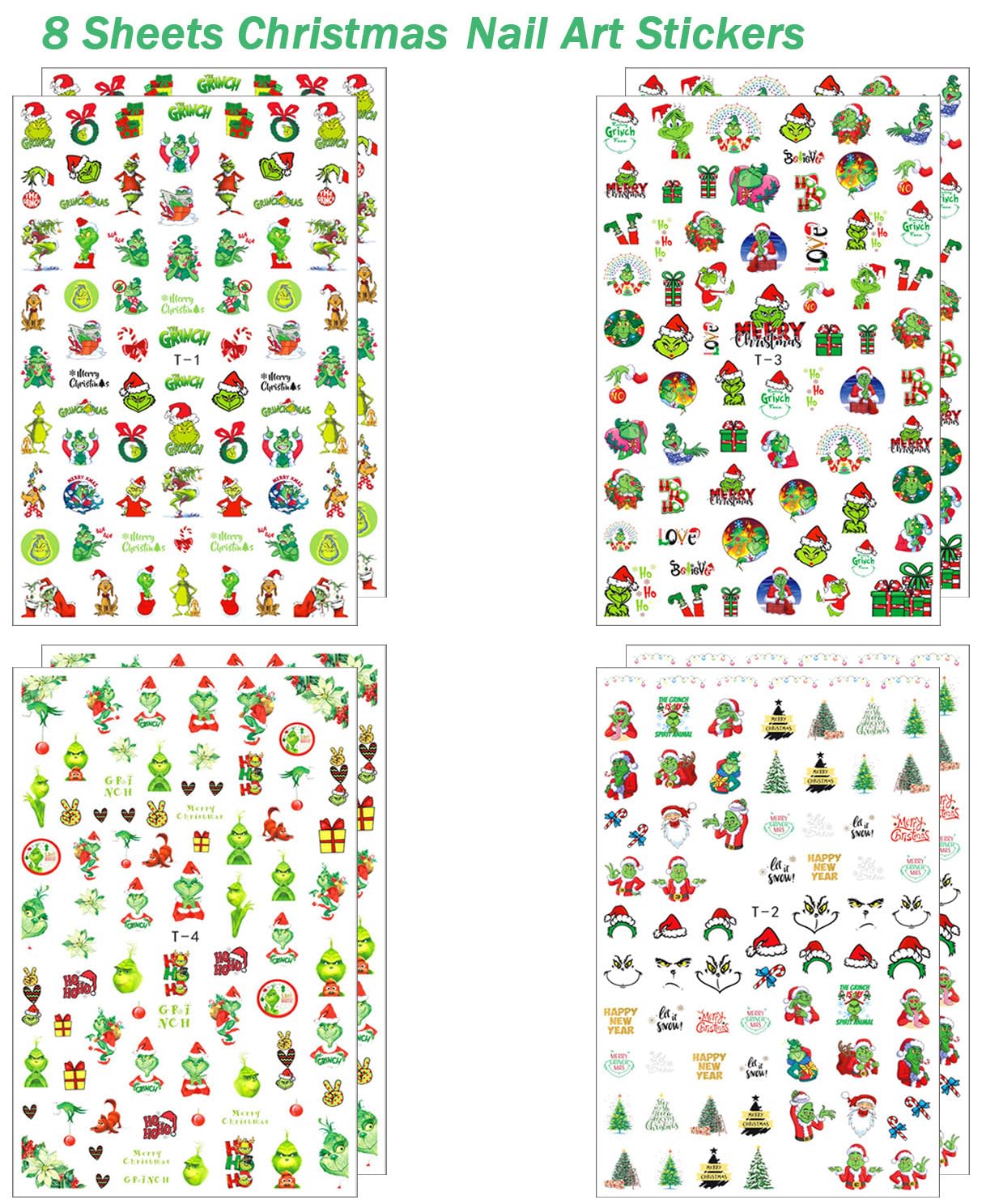 AKLHDSK self-adhesive nail decals ideal for DIY crafts and nails.