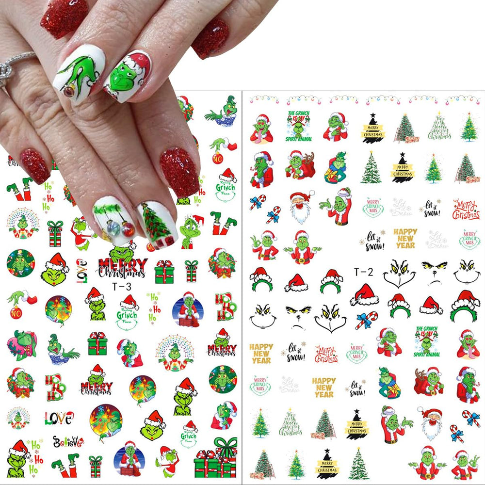 AKLHDSK winter nail decor stickers for easy seasonal nail art.