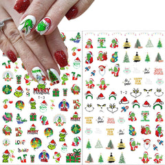AKLHDSK winter nail decor stickers for easy seasonal nail art.