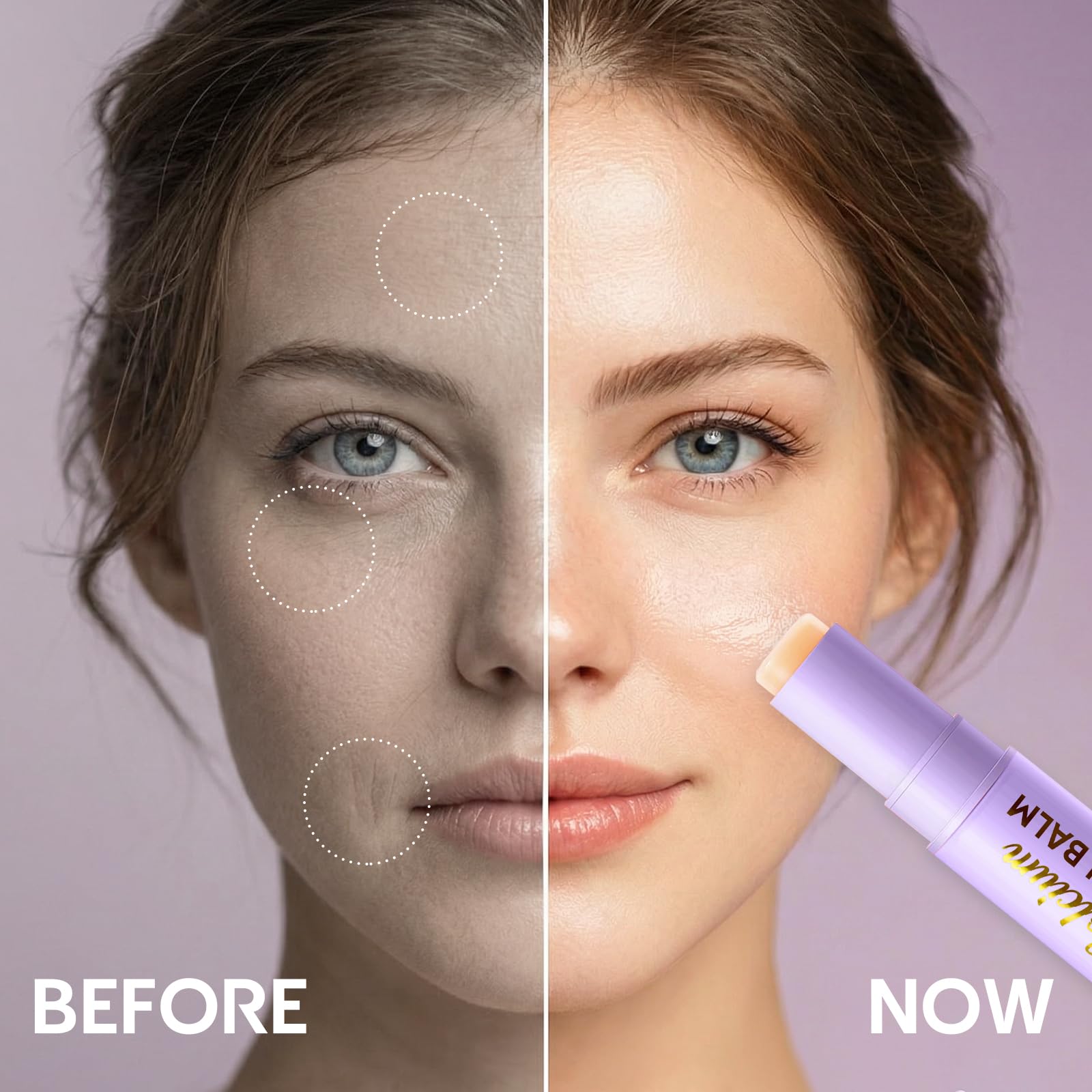 AKQBPN Calcium Volume Multi Balm with collagen and hyaluronic acid for elasticity.