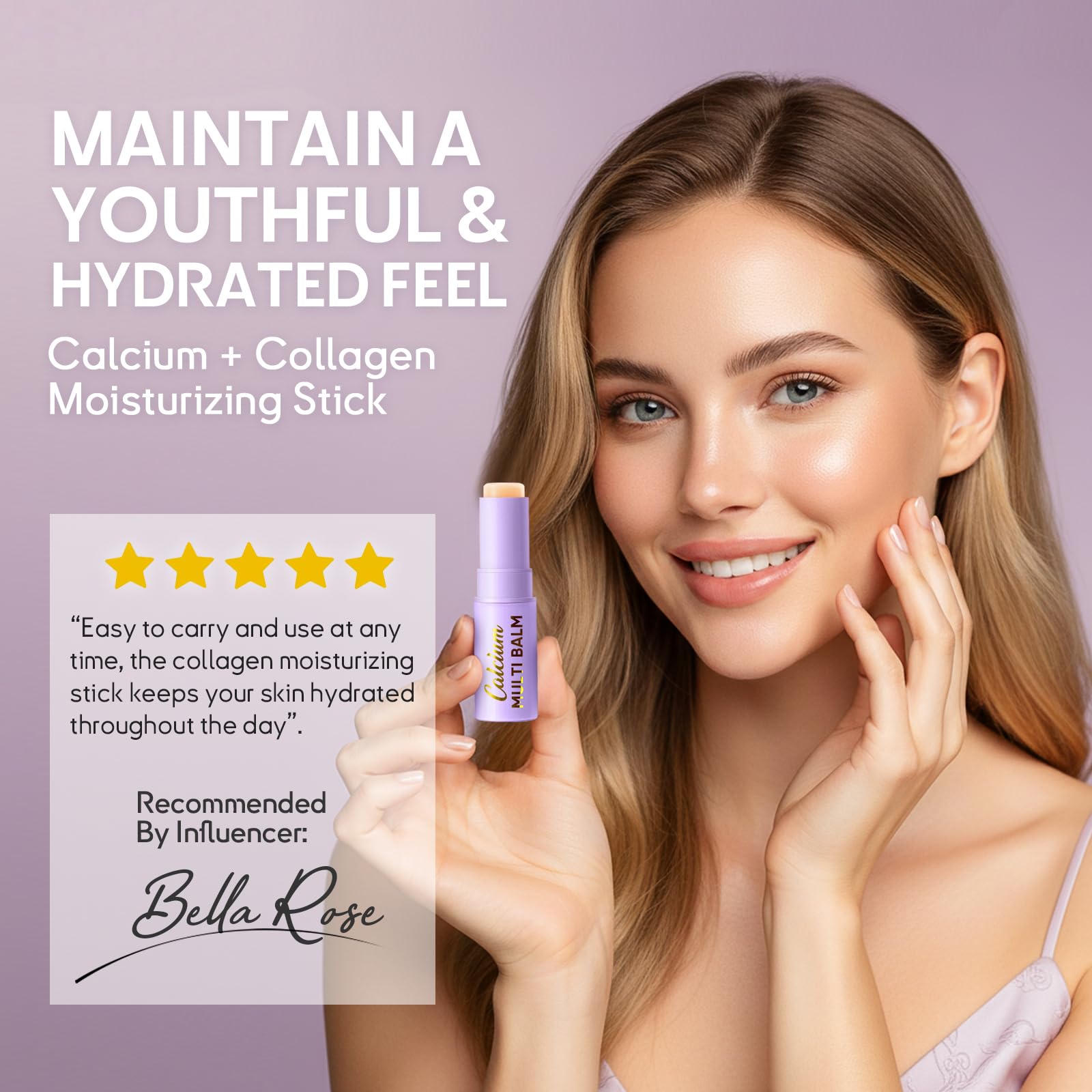 AKQBPN Calcium Volume Multi Balm suitable for eyes, neck, lips, and face.