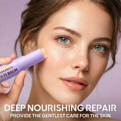 AKQBPN Calcium Volume Multi Balm provides targeted wrinkle care around eyes.