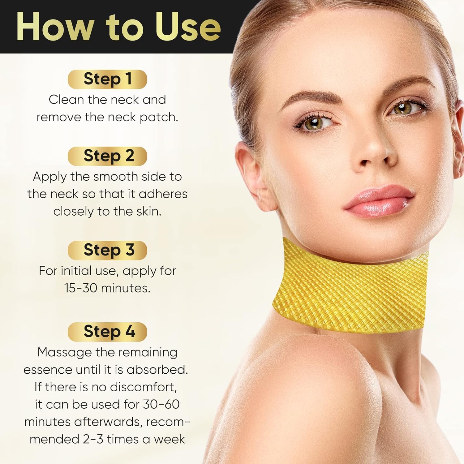 AKQBPN anti-wrinkle patch sticks without dripping during wear.