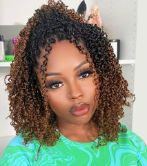 Aksice yanky twist crochet hair 8 inch ot30 color adds natural volume for daily styling.