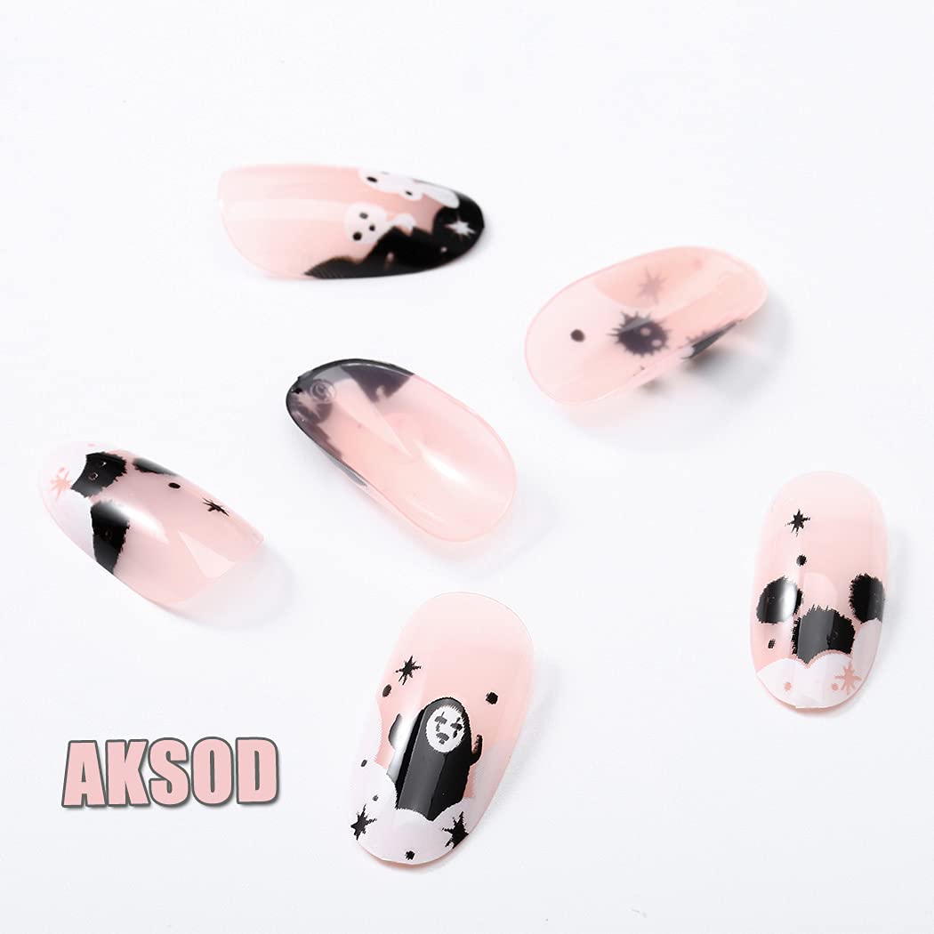 Aksod glossy Easter Halloween nails for festive looks