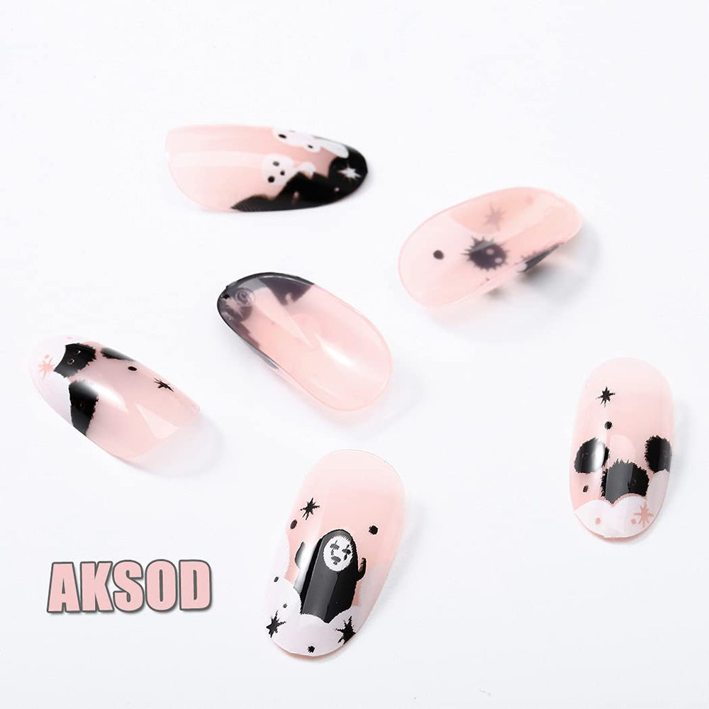 Aksod glossy Easter Halloween nails for festive looks